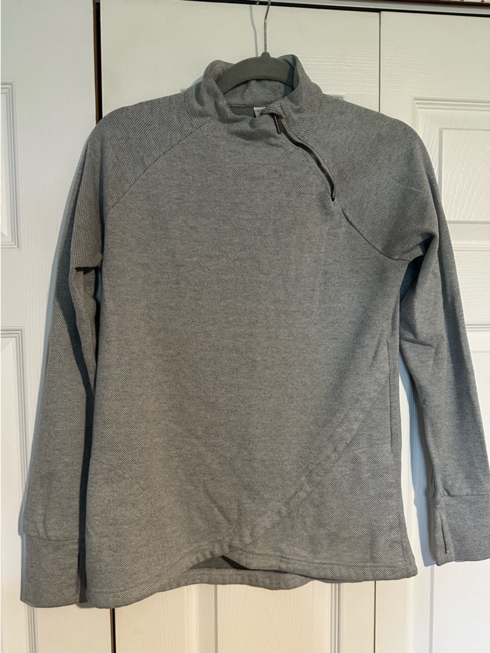 Women’s Kyodan Grey Half-Zip Pullover Sweater